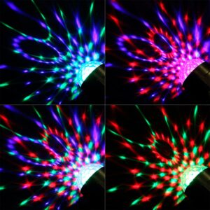 MEDIA BOLA RGB MOVIMIENTO BASE 220V (JTFIEST071)