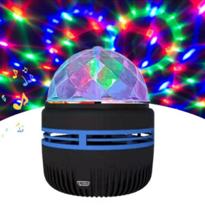 BOLA ESPEJADA PROYECTOR DE LUCES LED FIESTA (JTFIEST088)