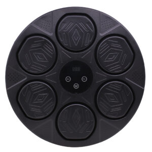 MAQUINA DE BOXEO GOLDTECH 6 GOLPES LUZ MUSICA BLUETOOTH NEGRO (JTFITN100)