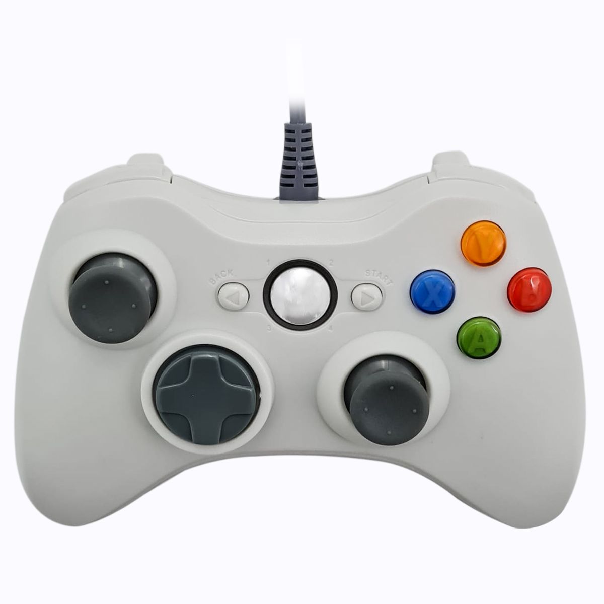 CONTROL JOYSTICK PARA XBOX 360 Y PC CON CABLE NEGRO (JTGAME001) - Image 2