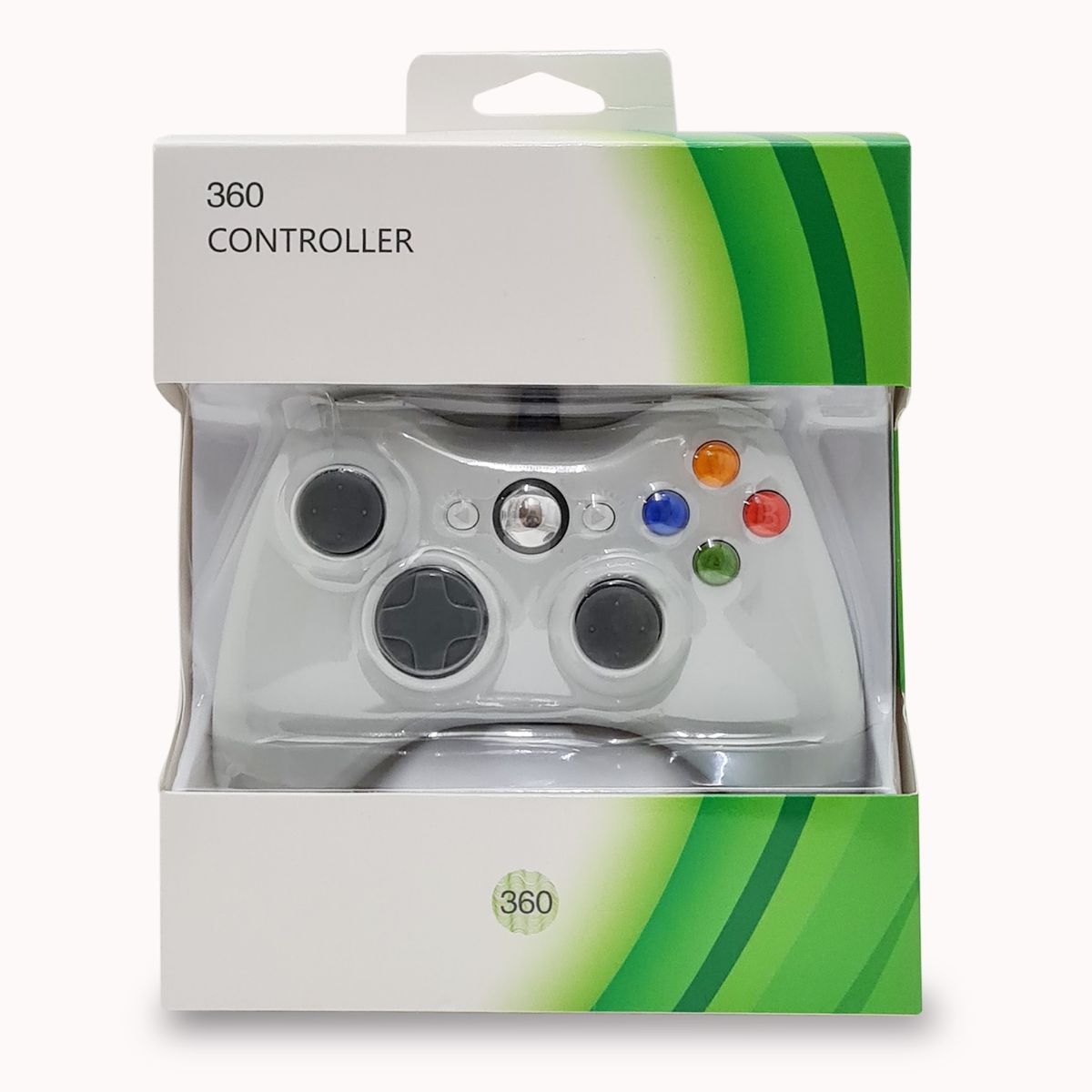 CONTROL JOYSTICK PARA XBOX 360 Y PC CON CABLE NEGRO (JTGAME001) - Image 4