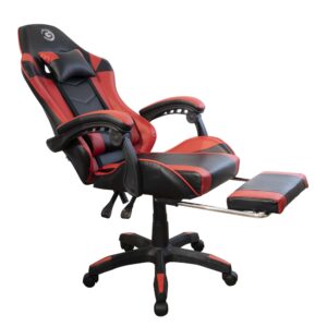 SILLA DE ESCRITORIO GOLDTECH GAMER ROJA Y NEGRA (JTGAME116)