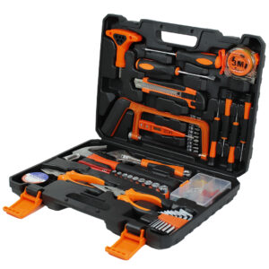 SET DE HERRAMIENTAS MANUALES KIT 82 PIEZAS CON MALETIN ORGANIZADOR (JTHOG1100)