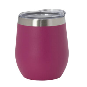 MATE TERMICO DE ACERO INOXIDABLE 230ML CON TAPA FUCSIA (JTHOG604)