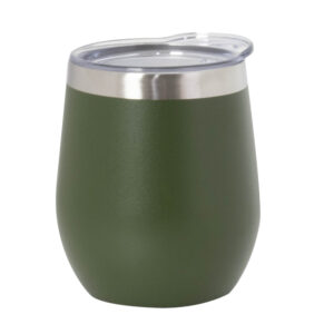 MATE TERMICO DE ACERO INOXIDABLE 230ML CON TAPA VERDE (JTHOG607)