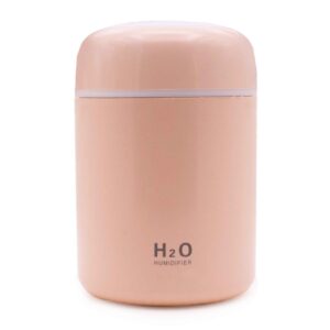 HUMIDIFICADOR DIFUSOR 300ML ROSA CON LUZ LED (JTHOG639)
