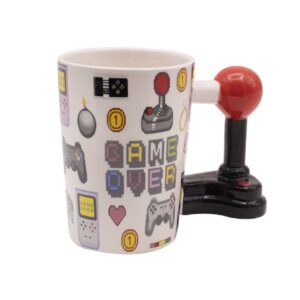 TAZA CERAMICA GAME OVER AGARRE PALANCA RETRO (JTHOG744)