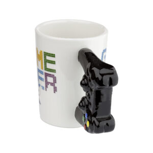 TAZA CERAMICA GAME OVER AGARRE TIPO JOYSTICK (JTHOG745)