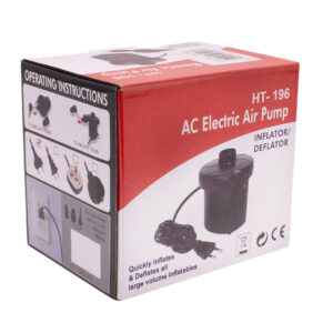 INFLADOR ELECTRICO PARA CAMPING HT196 220V NEGRO (JTHOG814)