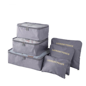 SET 6 PIEZAS ORGANIZADOR DE VALIJA GRIS (JTHOG826GRI)