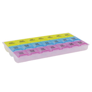 PASTILLERO ORGANIZADOR SEMANAL EN COLORES (JTHOG839)