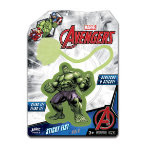 MANO PEGAJOSA HULK MARVEL JA-RU PUÑO ELASTICO (JTJ6809B)