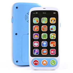 TELEFONO CELULAR MUSICAL DIDACTICO CELESTE (JTJUG975CEL)