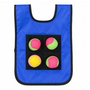 CHALECO CON BOLAS ADHESIVAS DODGEBALL AZUL (JTJUG978AZU)