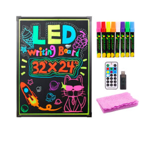 PIZARRA LED 40X30CM CON CONTROL REMOTO RGB (JTLED015-1)
