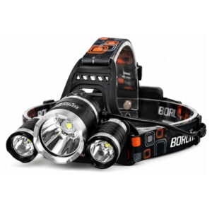 LINTERNA MINERA LED FRONTAL DE CABEZA 3 FOCOS (JTLIN006)