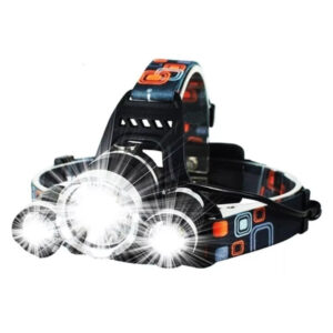 LINTERNA MINERA LED FRONTAL DE CABEZA 3 FOCOS (JTLIN006)