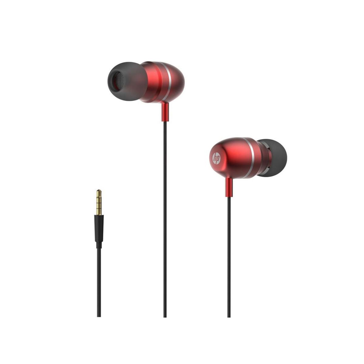 AURICULAR EARPHONES CABLEADO HP DHH-3112 ROJO (JTMANO132)