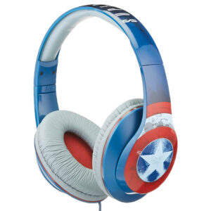 VINCHA AURICULAR CABLEADO CAPITAN AMERICA AZUL (JTMARV7)