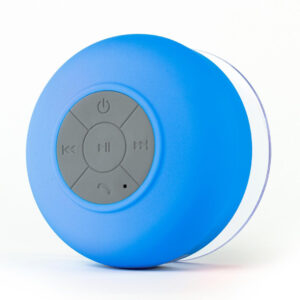 PARLANTE RESISTENTE AL AGUA BLUETOOTH CON VENTOSA CELESTE (JTPAR024CEL)