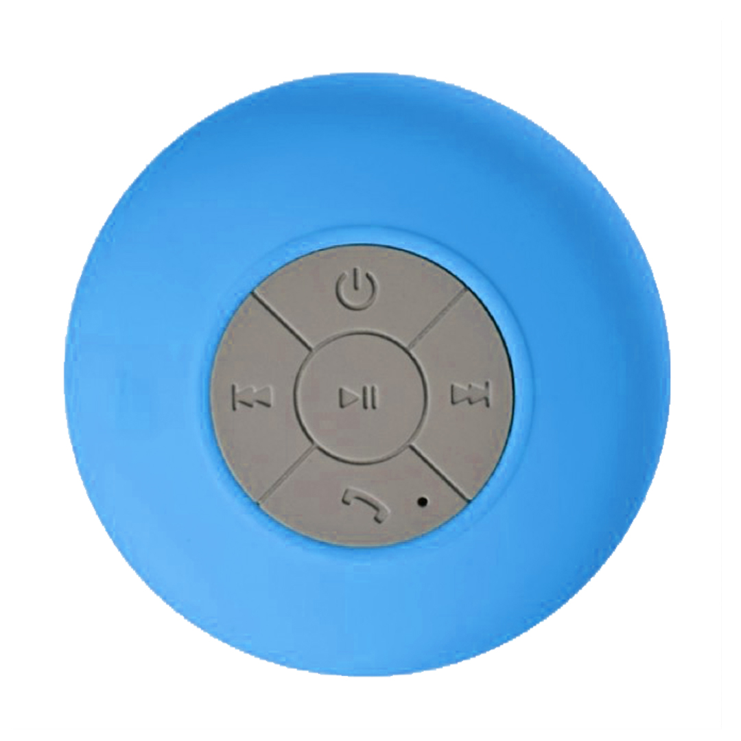 PARLANTE RESISTENTE AL AGUA BLUETOOTH CON VENTOSA CELESTE (JTPAR024CEL) - Image 3