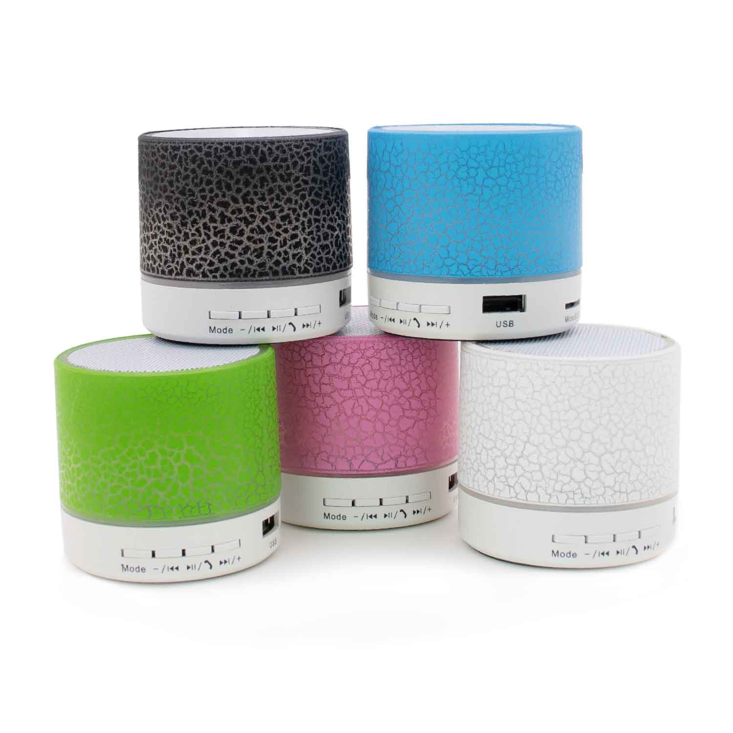 PARLANTE CILINDRO BT/SD/FM MINI CRAQUELADO (JTPAR089)