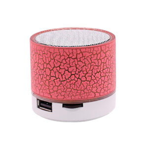 PARLANTE PORTATIL BT/SD/FM CRAQUELADO ROSADO (JTPAR089ROS)