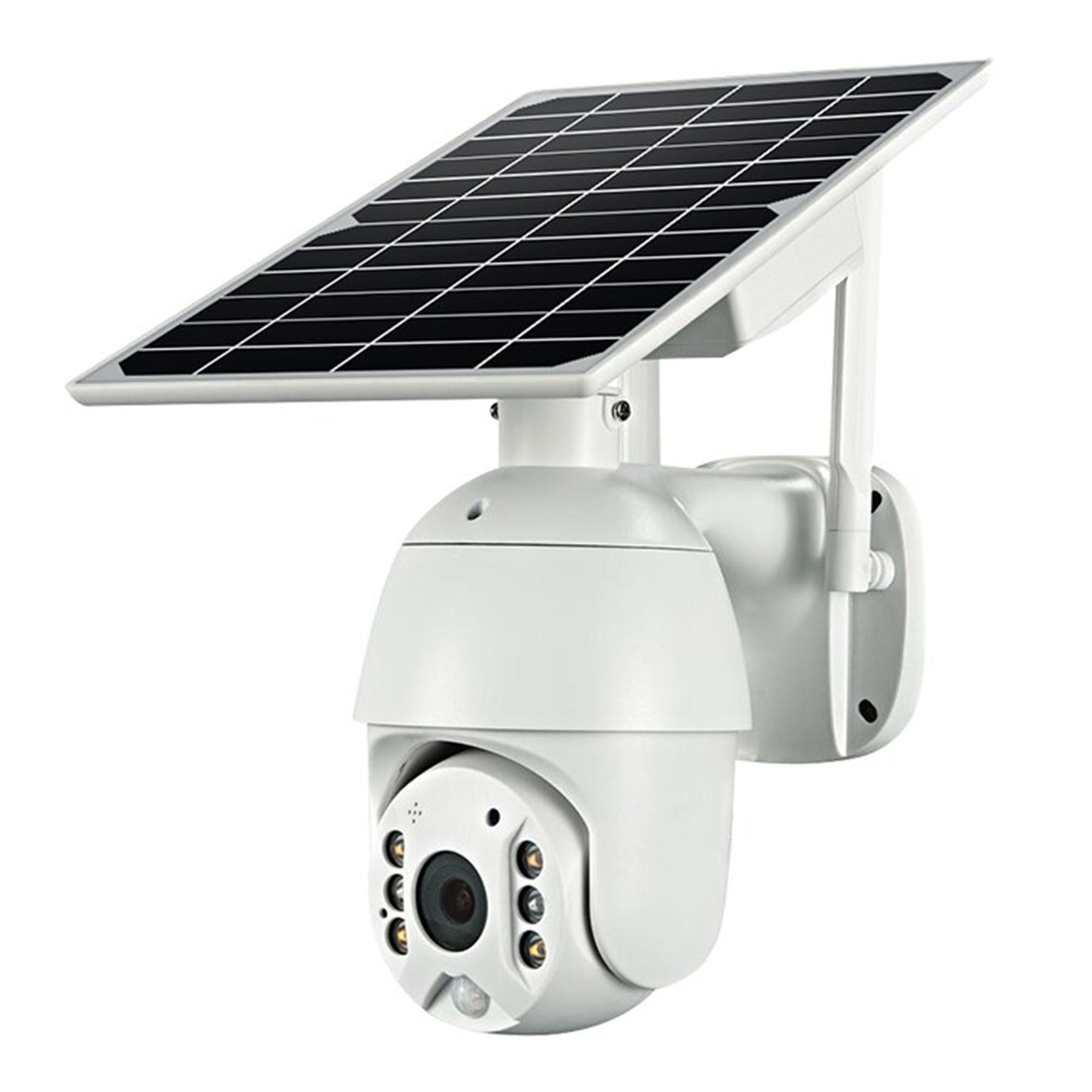 CAMARA DE SEGURIDAD EXTERIOR WIFI CON PANEL SOLAR ROBOTICA 360° (JTSEGU027)