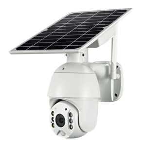 CAMARA DE SEGURIDAD EXTERIOR WIFI CON PANEL SOLAR ROBOTICA 360° (JTSEGU027)