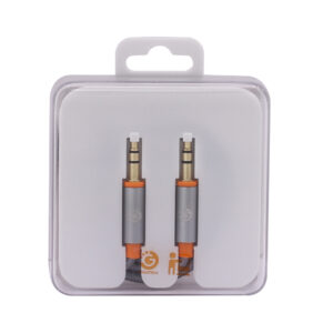 CABLE GOLDTECH AUXILIAR 3.5MM 1M GRIS (JTSTAND014)