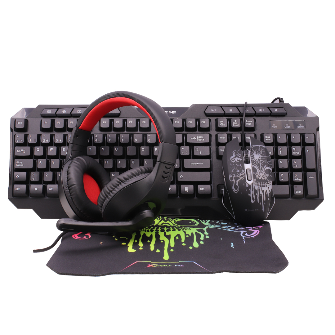 COMBO GAMER 4 EN 1 XTRIKE ME CMX-415 SP NEGRO RGB (JTXTRIKE119) - Image 2