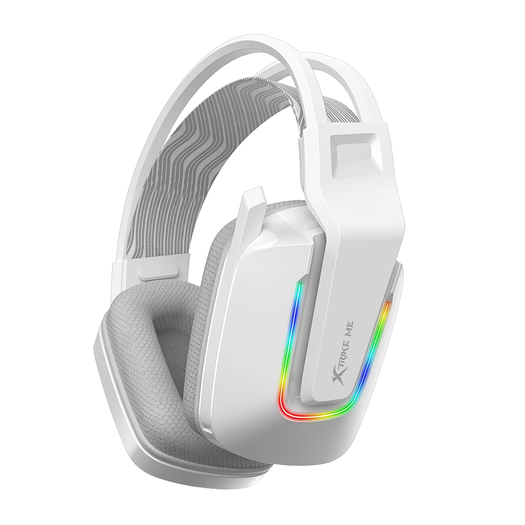 AURICULAR GAMER XTRIKE ME GH-712 WH RGB PC PS4 PS5 XBOX BLANCO (JTXTRIKE120)