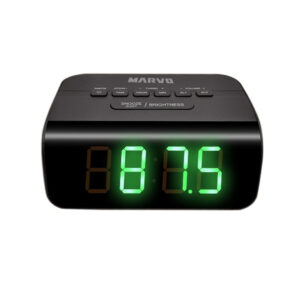 RADIO RELOJ MARVO HAR-001 FM AM NEGRO (JMARVO020)