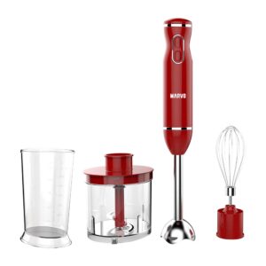 MIXER MARVO HBR-079RD ACERO INOXIDABLE ROJO (JMARVO023)