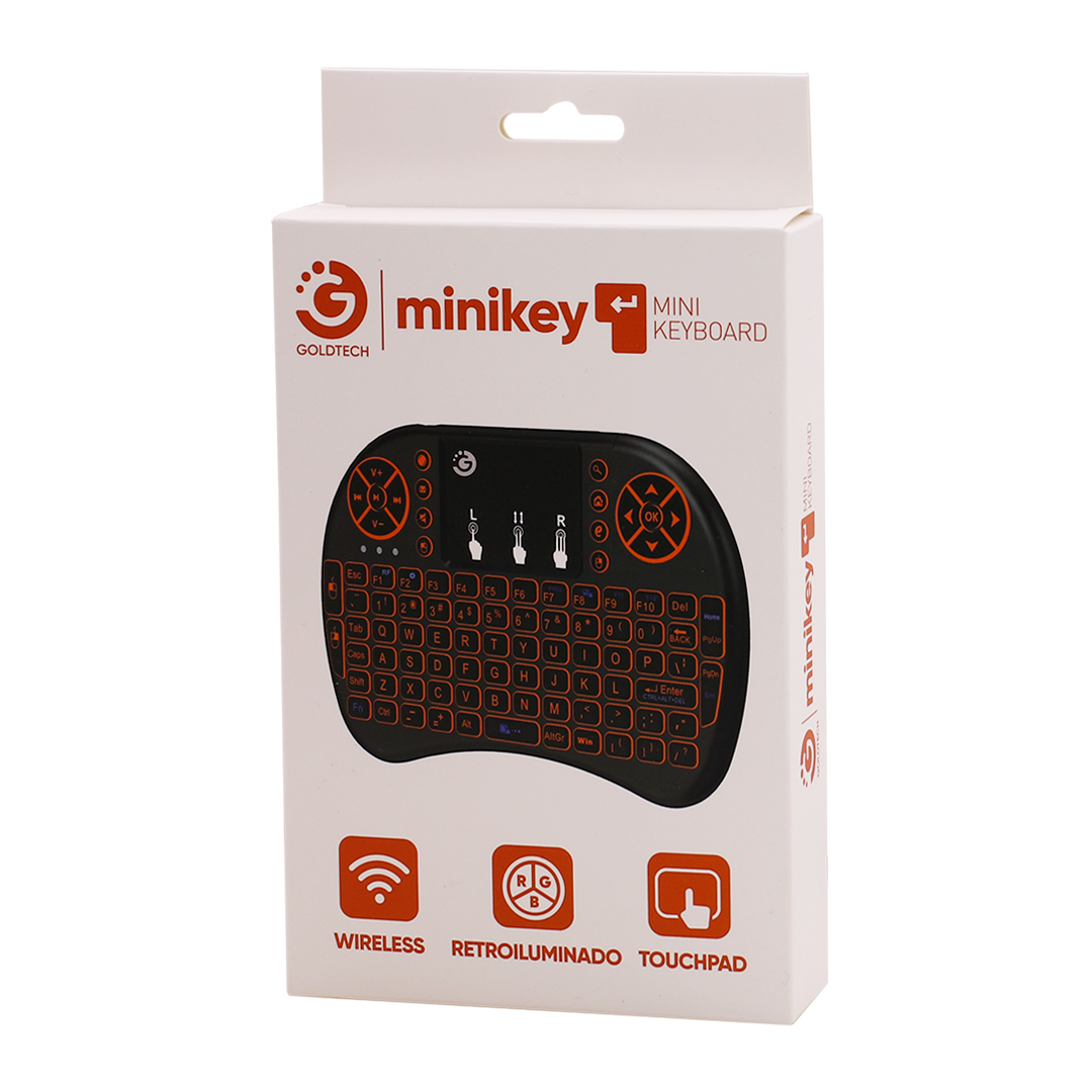 MINI TECLADO INALAMBRICO GOLDTECH CON TOUCHPAD RETROILUMINADO (JTACCAV110) - Image 3