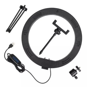 ANILLO LUZ LED SELFIE 26CM 35W C/CONTROL (JTACCEL223)