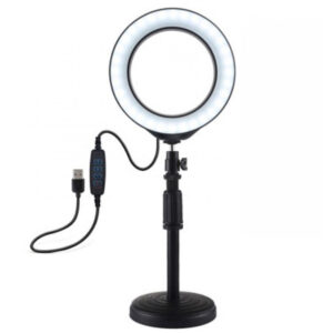 ANILLO LUZ LED SELFIE PROFESIONAL CON BASE (JTACCEL233)