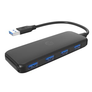 ADAPTADOR HUB HP DHC-CT110 USB A 4X USB 3.0 NEGRO (JTADAP003)