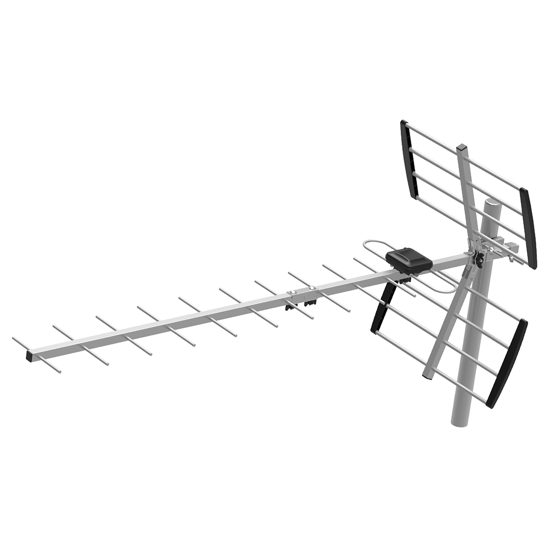 ANTENA EXTERIOR DE ALUMINIO PARA TV DIGITAL GOLDTECH (JTANT022)