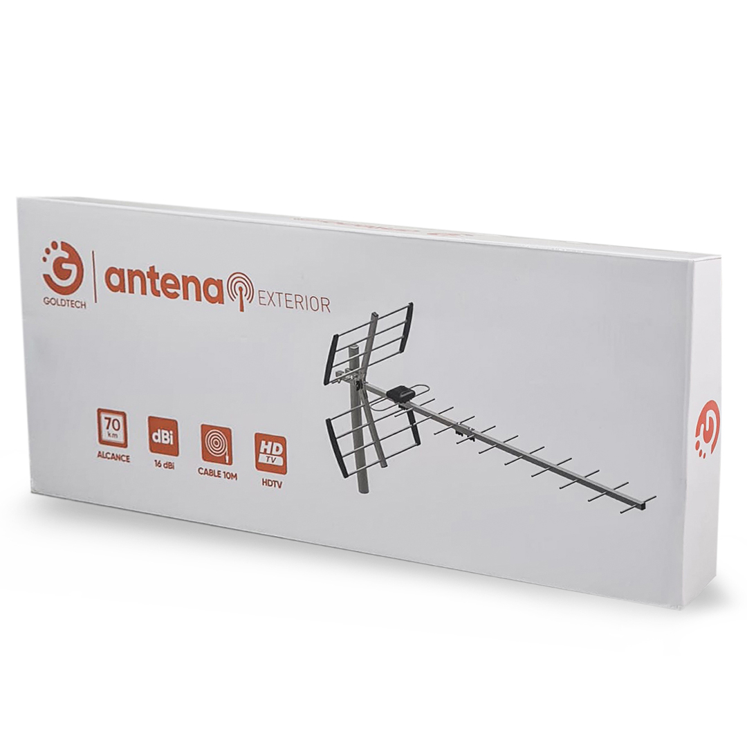 ANTENA EXTERIOR DE ALUMINIO PARA TV DIGITAL GOLDTECH (JTANT022) - Image 3