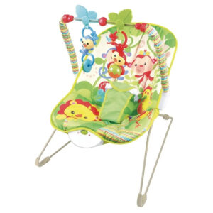 SILLA MECEDORA PARA BEBE ROSA VERDE (JTBABY017)