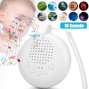 MAQUINA DE SONIDO PARA BEBE RECARGABLE TEMPORIZADOR BLANCO (JTBABY125)