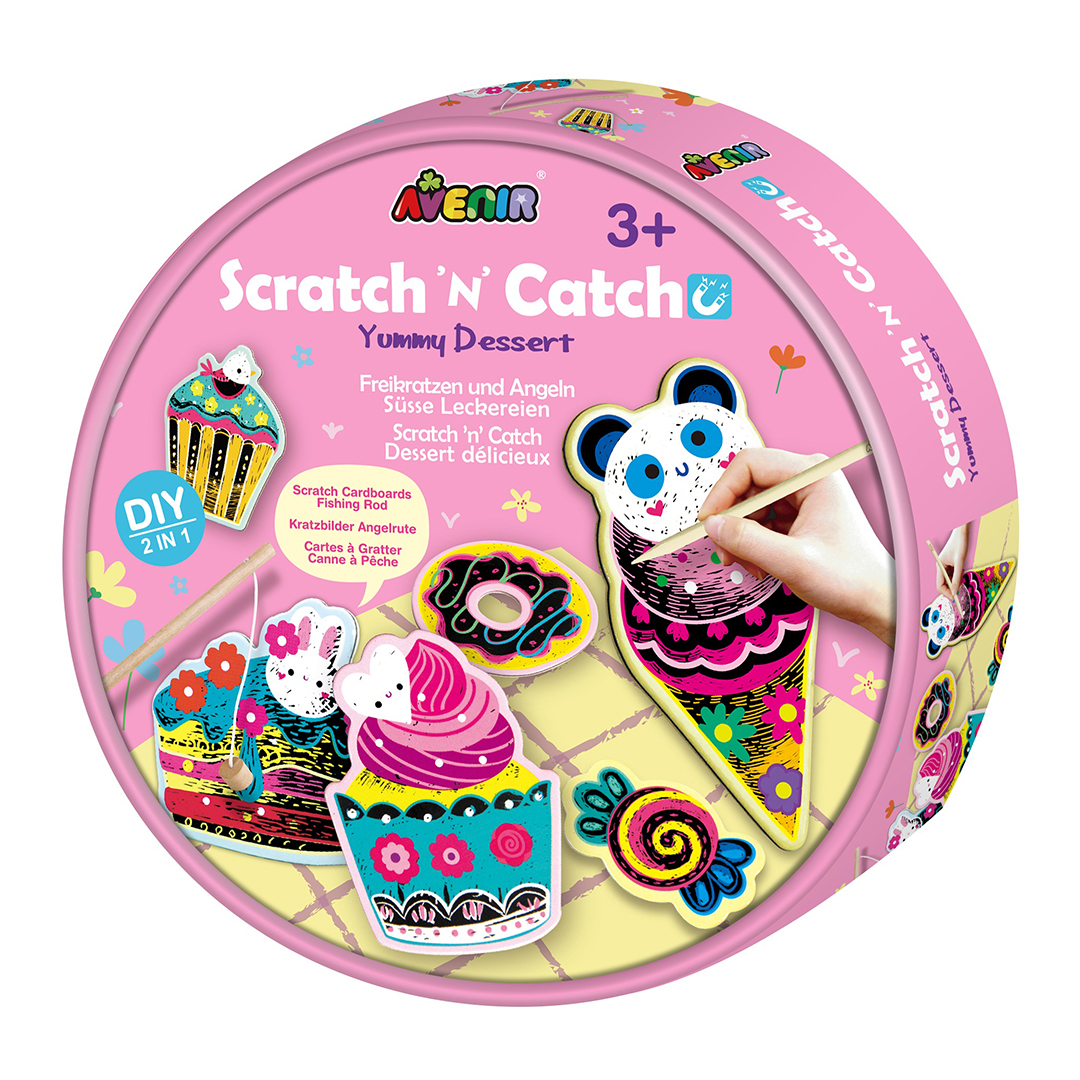 JUEGO 2 EN 1 SCRATCH N CATCH DESSERT (JTBABYAV048)