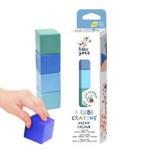 CRAYOLA X6 CRAYON CUBO OCEAN (JTBABYAV078)