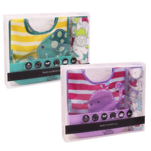 SET DE BABEROS IMPERMEABLES CON RECOLECTOR (JTBABYMNM08)
