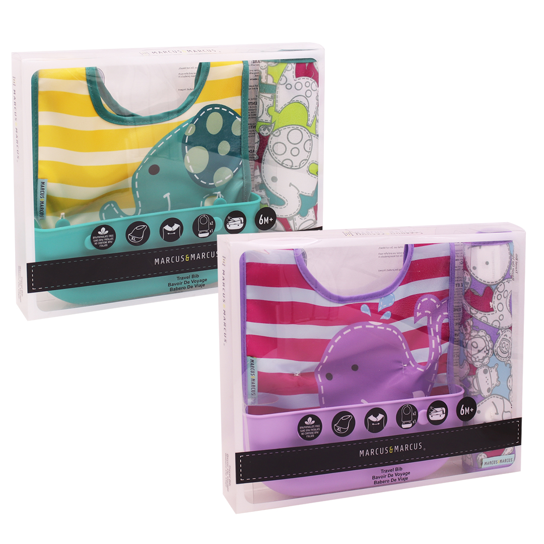 SET DE BABEROS IMPERMEABLES CON RECOLECTOR (JTBABYMNM08) - Image 2