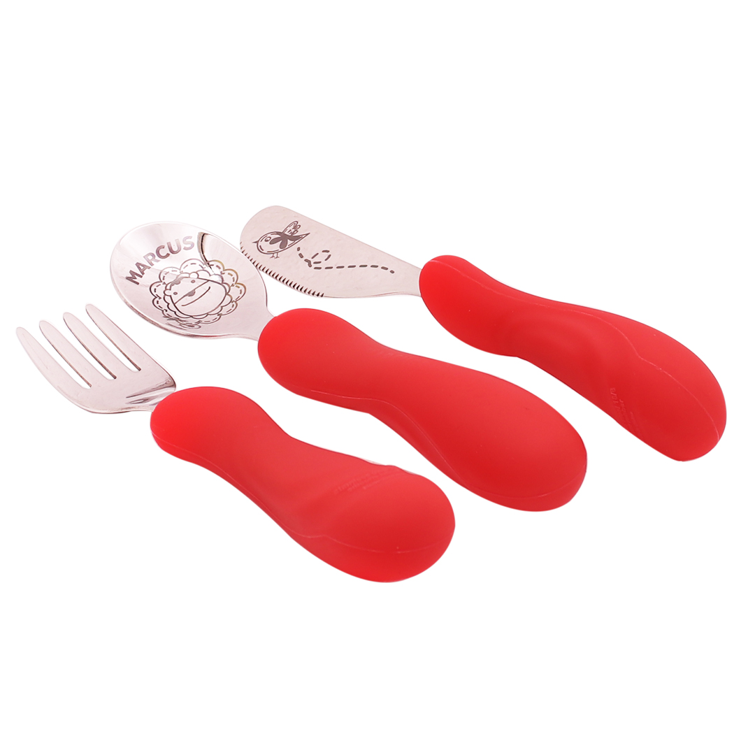 SET CUCHARA TENEDOR Y CUCHILLO DE AGARRA FACIL (JTBABYMNM35) - Image 3