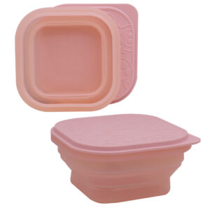 RECIPIENTE PLEGABLE DE SILICONA MARCUS CON TAPA (JTBABYMNMKD39-GN)