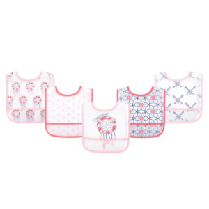 SET X5 BABEROS IMPERMEABLES ROSA (JTBABYPQ9207)