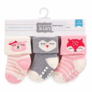 SET X3 MEDIAS DISEÑO BUHO ZORRITO (JTBABYPQ9215)